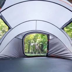 Fly Lab Luxe Pop Up Tent - Kampeer Tent - Grijs/Oranje - 4 Persoons -Kampeerclub 1200x1200 1436