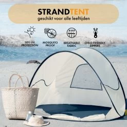 Deryan Luxe Pop Up Strandtent - Anti-UV 50+ - Cream 19 Deryan Luxe Pop Up Strandtent - Anti-UV 50+ - Cream -Kampeerclub 1200x1200 1466