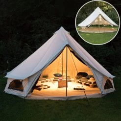 Skandika Tipii 400 Canvas Tent – Tipi-tenten – 8 Persoons Familietent - Campingtent – Muggengaas – 250 Cm Stahoogte – 400 Cm Diameter – 4000 Mm Waterkolom – Indische Tent, Partytent, Festivaltent – Outdoor, Camping, Tuin – Kamperen – Wit 12 Skandika Tipii 400 Canvas Tent – Tipi-tenten – 8 Persoons Familietent - Campingtent – Muggengaas – 250 Cm Stahoogte – 400 Cm Diameter – 4000 Mm Waterkolom – Indische Tent, Partytent, Festivaltent – Outdoor, Camping, Tuin – Kamperen – Wit -Kampeerclub 1200x1200 1488