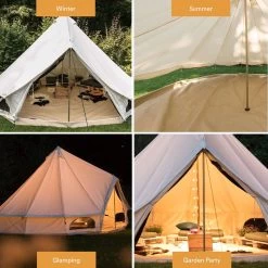 Skandika Tipii 400 Canvas Tent – Tipi-tenten – 8 Persoons Familietent - Campingtent – Muggengaas – 250 Cm Stahoogte – 400 Cm Diameter – 4000 Mm Waterkolom – Indische Tent, Partytent, Festivaltent – Outdoor, Camping, Tuin – Kamperen – Wit 14 Skandika Tipii 400 Canvas Tent – Tipi-tenten – 8 Persoons Familietent - Campingtent – Muggengaas – 250 Cm Stahoogte – 400 Cm Diameter – 4000 Mm Waterkolom – Indische Tent, Partytent, Festivaltent – Outdoor, Camping, Tuin – Kamperen – Wit -Kampeerclub 1200x1200 1490