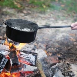 3BMT Popcorn Pan Voor Kampvuur - Met Popcorn Mais - Ook Voor BBQ -Kampeerclub 1200x1200 1535