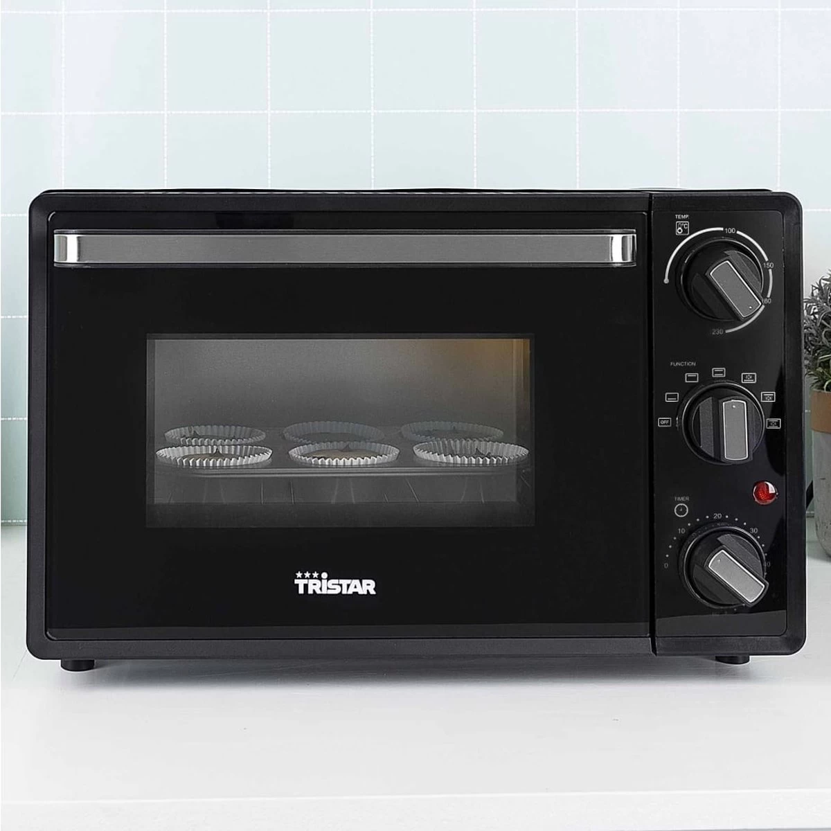 Tristar Oven OV-3622 - Camping Oven 19 Liter - 800 Watt - Vrijstaande Convectieoven - Zwart 15 Tristar Oven OV-3622 - Camping Oven 19 Liter - 800 Watt - Vrijstaande Convectieoven - Zwart - Afbeelding 15