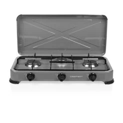 Campart Campingkooktoestel GA-8403 - Gas Kooktoestel 3 Pits - Kookplaat Kamperen - Grijs -Kampeerclub 1200x1200 1650