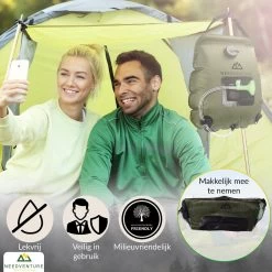 Needventure Solar Douche - Camping Douchezak - Buiten Douche - Tuindouche - Inclusief Thermometer - Waterzak Met Douchekop - 20L - Groen 13 Needventure Solar Douche - Camping Douchezak - Buiten Douche - Tuindouche - Inclusief Thermometer - Waterzak Met Douchekop - 20L - Groen -Kampeerclub 1200x1200 1724