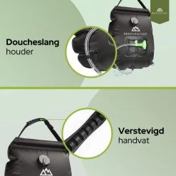 Needventure Solar Douche - Camping Douchezak - Buiten Douche - Tuindouche - Inclusief Thermometer - Waterzak Met Douchekop - 20L - Zwart 12 Needventure Solar Douche - Camping Douchezak - Buiten Douche - Tuindouche - Inclusief Thermometer - Waterzak Met Douchekop - 20L - Zwart -Kampeerclub 1200x1200 1738