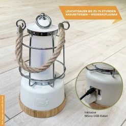 Skandika Kiruna LED-Lamp – Tentlampen – Campinglampen – Buiten Lantaarn – Buitenverlichting – Buiten Lamp - Retro Outdoor Camping Lamp Met Powerbank, Traploos Dimbaar, Draadloos, Oplaadbare Batterij, USB, Warm En Koud Wit, 75h Lichtduur – Groen -Kampeerclub 1200x1200 1787