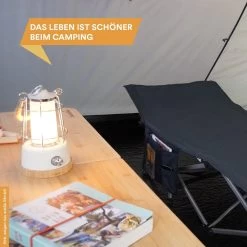 Skandika Kiruna LED-Lamp – Tentlampen – Campinglampen – Buiten Lantaarn – Buitenverlichting – Buiten Lamp - Retro Outdoor Camping Lamp Met Powerbank, Traploos Dimbaar, Draadloos, Oplaadbare Batterij, USB, Warm En Koud Wit, 75h Lichtduur – Groen -Kampeerclub 1200x1200 1790