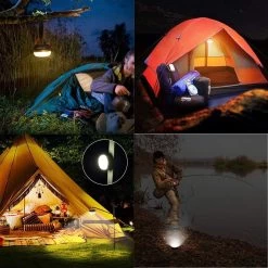 Albrillo Campinglamp LED 2 Stuks Campinglantaarn USB Oplaadbaar Campinglicht, 3 Modi Waterdicht Met 1800mAh Powerbank LED Campinglantaarn Tentverlichting Voor Vissen, Wandelen, Kamperen, Noodgevallen -Kampeerclub 1200x1200 1818