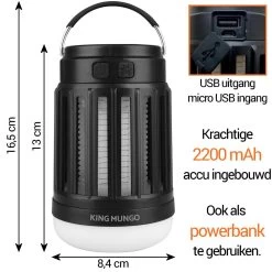 Anti Muggenlamp LED Camping Lamp | Thuis Muggen Vanger Lamp Oplaadbaar | King Mungo -Kampeerclub 1200x1200 1837