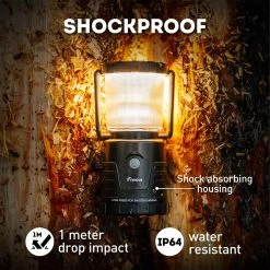 Favour L1061 Camping Lamp LED, 875 Lumen, IP64, Waterdicht, Draagbare Kampeerlamp, Tentlamp, Schokbestendig, 4 Verschillende Lichtmodi Incl Kaarslicht-modus, Afneembaar Deksel, Handig & Compact Formaat -Kampeerclub 1200x1200 1853