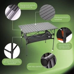 Campingtafel Inklapbaar En Opvouwbaar - Kampeertafel - Lichtgewicht Hittebestendig -Kampeerclub 1200x1200 187