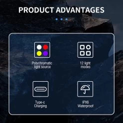 Sleutelhanger Zaklamp 400 Lumen Draagbare Zaklamp Type-C Oplaadbare Mini LED Zaklamp UV Licht Camping Zaklantaarn -Kampeerclub 1200x1200 1884