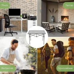 Campingtafel Inklapbaar En Opvouwbaar - Kampeertafel - Lichtgewicht Hittebestendig -Kampeerclub 1200x1200 191