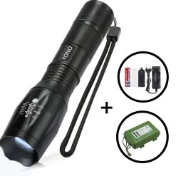 YONO Militaire Zaklamp LED Oplaadbaar - Inclusief Batterij En Oplader – Waterbestendige Zaklantaarn -Kampeerclub 1200x1200 1950