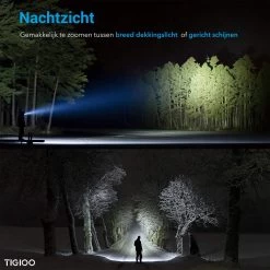 TIGIOO Zaklamp LED Oplaadbaar - 2 PACK - Incl. Oplader & Batterij & Koffertje - Zaklamp Militaire 16 TIGIOO Zaklamp LED Oplaadbaar - 2 PACK - Incl. Oplader & Batterij & Koffertje - Zaklamp Militaire -Kampeerclub 1200x1200 1961