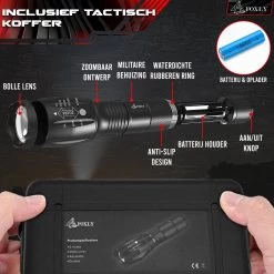FOXLY 2 X Militaire LED Zaklamp (inclusief Batterij En Oplader) - Waterproof - Schokbestendig - Opbergdoos - 2 Stuks -Kampeerclub 1200x1200 1996