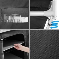 Tectake - Campingkeuken Afm. 97 X 47,5 X 78cm Zwart - 403348 -Kampeerclub 1200x1200 202