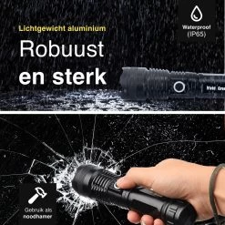 Vivid Green Militaire LED Zaklamp - Oplaadbaar - 2500 Lumen - 5000mAh - Zwart 14 Vivid Green Militaire LED Zaklamp - Oplaadbaar - 2500 Lumen - 5000mAh - Zwart -Kampeerclub 1200x1200 2030