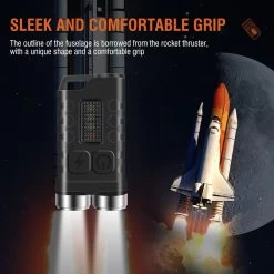 Mini Sleutelhanger Zaklamp 900 Lumen Zaklamp Type-C Oplaadbare LED Zaklamp 12 Lichtmodi Multifunctionele Mini Zaklamp Voor Adventure Camping -Kampeerclub 1200x1200 2090