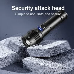 Qaweinuo - Led Zaklamp - XHP220 - Usb Oplaadbare Zaklamp - Nieuwe High Power Led Zaklamp - Militaire Zaklamp - 700 Meter Bereik -Kampeerclub 1200x1200 2165