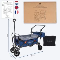 LifeGoods Bolderkar - Opvouwbaar - Tot 120KG - 103L - Extra Draagtas En Duwstang - Wasbaar Polyester - 98x45cm - Blauw/Grijs 15 LifeGoods Bolderkar - Opvouwbaar - Tot 120KG - 103L - Extra Draagtas En Duwstang - Wasbaar Polyester - 98x45cm - Blauw/Grijs -Kampeerclub 1200x1200 2258