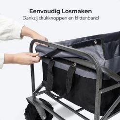 LifeGoods Bolderkar - Opvouwbaar - Tot 80KG - 94L - Wasbaar Polyester - 98x45cm - Zwart/Grijs 18 LifeGoods Bolderkar - Opvouwbaar - Tot 80KG - 94L - Wasbaar Polyester - 98x45cm - Zwart/Grijs -Kampeerclub 1200x1200 2306