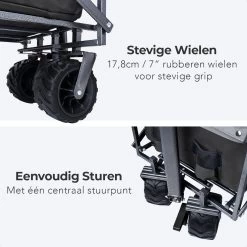 LifeGoods Bolderkar - Opvouwbaar - Tot 80KG - 94L - Wasbaar Polyester - 98x45cm - Zwart/Grijs 20 LifeGoods Bolderkar - Opvouwbaar - Tot 80KG - 94L - Wasbaar Polyester - 98x45cm - Zwart/Grijs -Kampeerclub 1200x1200 2308