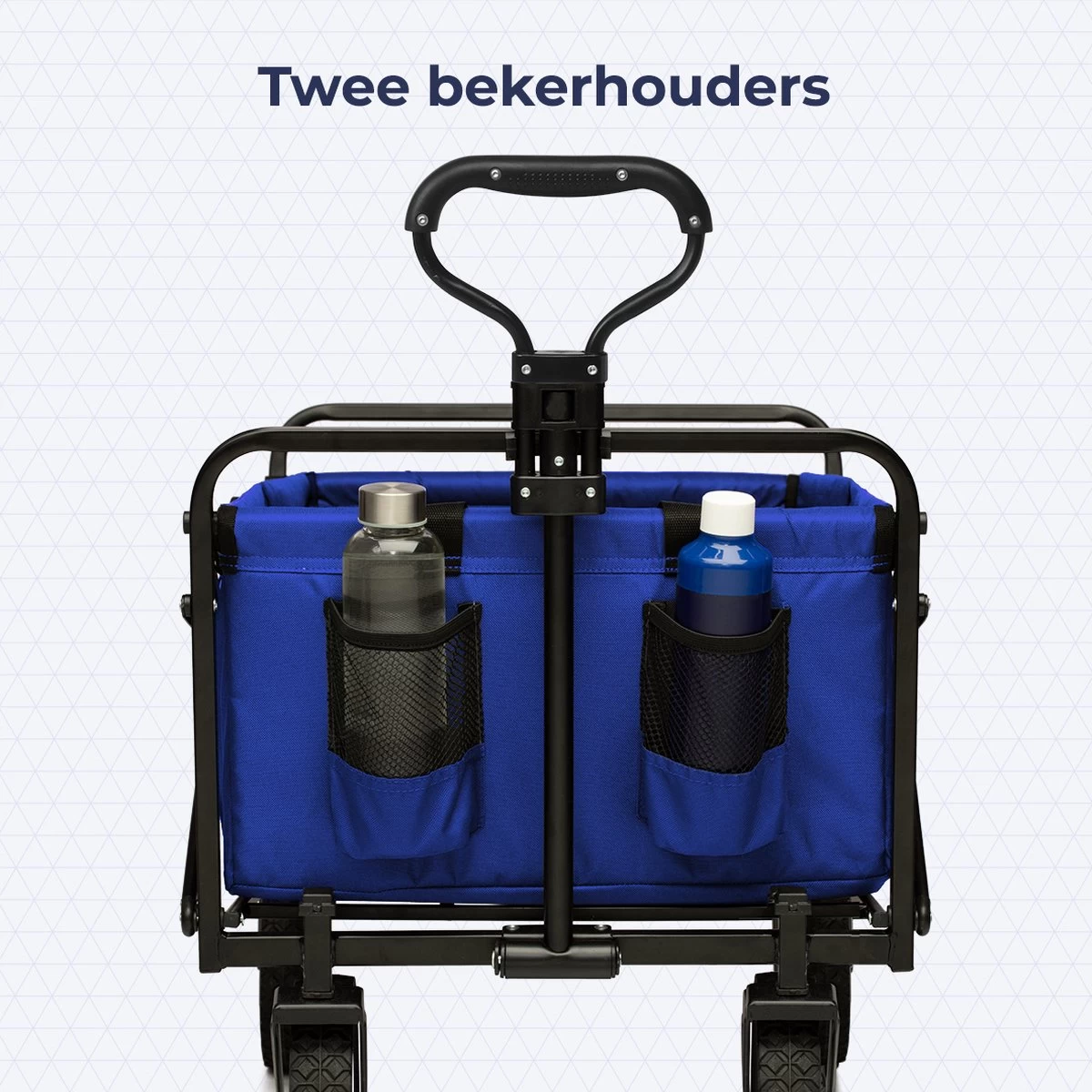 LifeGoods Bolderkar - Opvouwbaar - Draaibare Wielen - 2 Standen - 70KG Draagkracht - Blauw 7 LifeGoods Bolderkar - Opvouwbaar - Draaibare Wielen - 2 Standen - 70KG Draagkracht - Blauw - Afbeelding 7