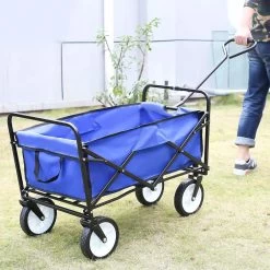 Merkloos Bolderkar - Bolderkar Opvouwbaar - Bolderwagen - Bolderwagen Opvouwbaar - Blauw -Kampeerclub 1200x1200 2358