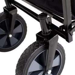 AREBOS Handwagen Vouwbare Dak Handwagen Vouwbare Trolley Uitrustingswagen Zwart -Kampeerclub 1200x1200 2367