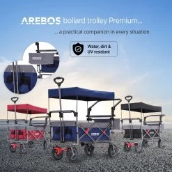 AREBOS Premium Steekwagen Met Dak Opvouwbare Tuinkar Handkar Bolderkar Blauw / Grijs 19 AREBOS Premium Steekwagen Met Dak Opvouwbare Tuinkar Handkar Bolderkar Blauw / Grijs -Kampeerclub 1200x1200 2389