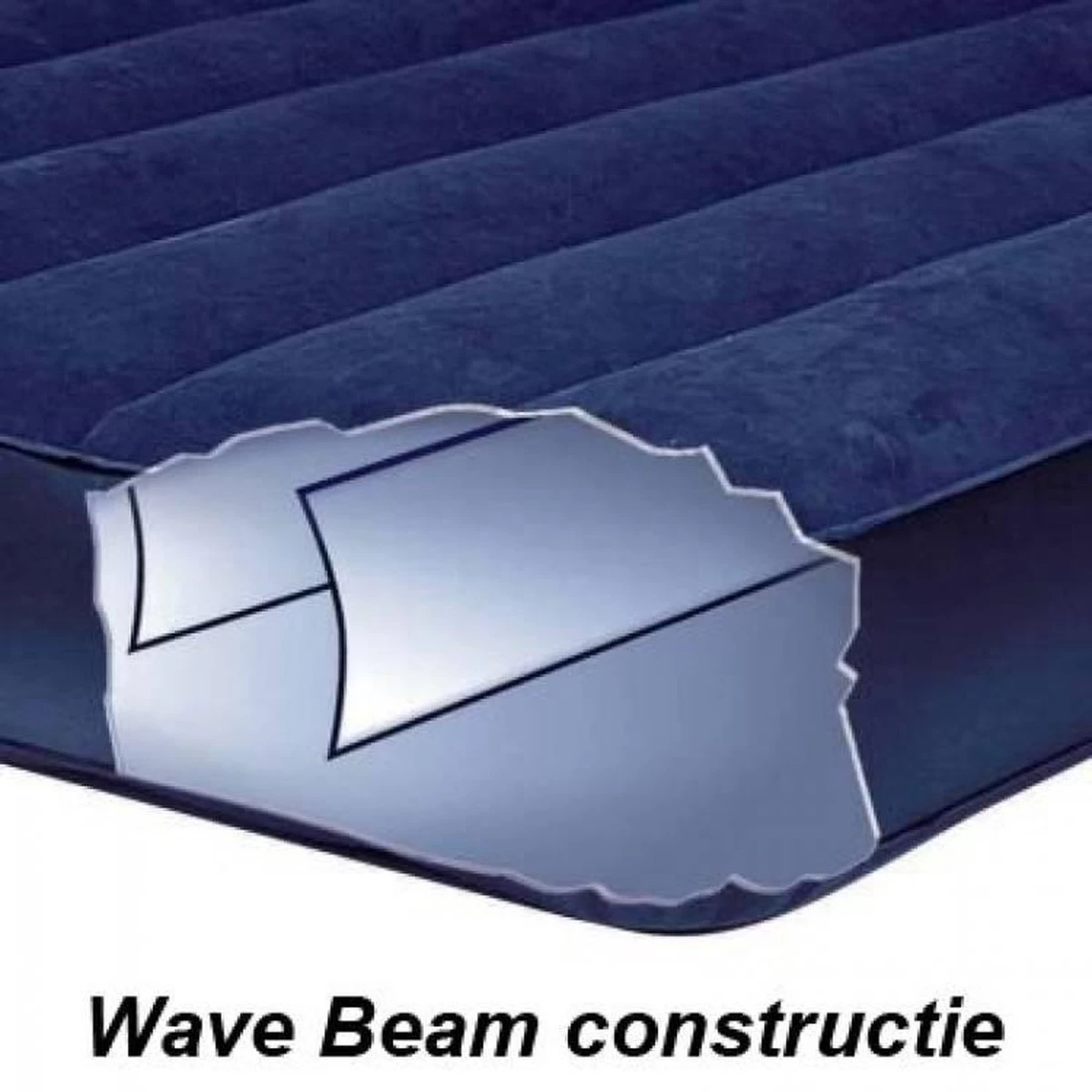 Intex King Luchtbed - 2-persoons - 203x183x22 Cm 3 Intex King Luchtbed - 2-persoons - 203x183x22 Cm - Afbeelding 3