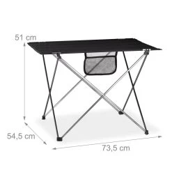 Relaxdays Campingtafel Inklapbaar - Kampeertafel - Klaptafel - Picknicktafel - Draagzak -Kampeerclub 1200x1200 269