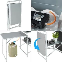 Tectake - Campingkeuken Afm. 172 X 52 X 104cm Zwart - 403344 -Kampeerclub 1200x1200 44