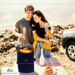 Needventure Koeltas - Lunchtas - Koelrugtas - Picknicktas - 20 Liter - Flessenhouder - Bieropener - Blauw -Kampeerclub 1200x1200 482