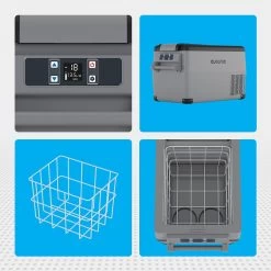 Auronic Elektrische Koelbox - 30.4L - Compressor - 12V En 240V - Grijs -Kampeerclub 1200x1200 500