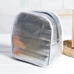 Lunch Bag - Zwart/Wit | Koeltas | Polyester / Nylon | 23x15x20 Cm | Fashion Favorite -Kampeerclub 1200x1200 598