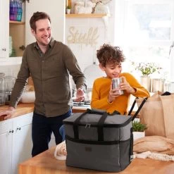 Packaway 4 Laags Geïsoleerde Koeltas - Lunchtas 40 Liter - Grijs -Kampeerclub 1200x1200 602