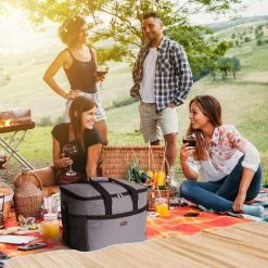 Packaway 4 Laags Geïsoleerde Koeltas - Lunchtas 40 Liter - Grijs -Kampeerclub 1200x1200 603