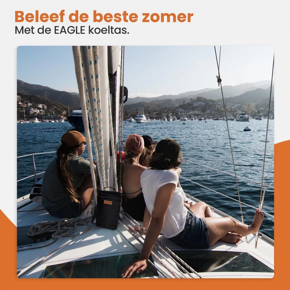 Eagle Koeltas - Compacte Koeltas - Stoffen Tas - Strandtas - Mini Koelbox 7 Eagle Koeltas - Compacte Koeltas - Stoffen Tas - Strandtas - Mini Koelbox - Afbeelding 7