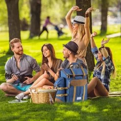 Cabinmax Koeltas - Koelrugzak - Picknick - Picknicktas Met Flessenhouder - Koelrugtas 24L - Olive Green -Kampeerclub 1200x1200 685