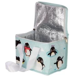Merkloos Kleine Koeltas Pinguin Print Blauw 20,5 Cm 4 Liter - Koelboxen/koeltassen - Lunchtrommel/lunchtas -Kampeerclub 1200x1200 709