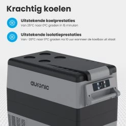 Auronic Elektrische Koelbox - 49.5L - Compressor - 12V En 240V - Grijs -Kampeerclub 1200x1200 731