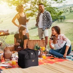 Packaway 4 Laags Geïsoleerde Koeltas - Lunchtas 40 Liter - Zwart -Kampeerclub 1200x1200 756