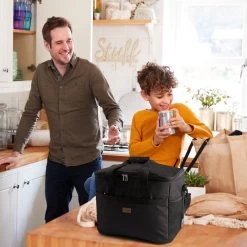 Packaway 4 Laags Geïsoleerde Koeltas - Lunchtas 40 Liter - Zwart -Kampeerclub 1200x1200 757