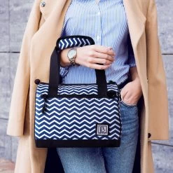 Brisby 4 Laags Geïsoleerde Koeltas - Lunchtas 10 Liter - Zigzag Blauw -Kampeerclub 1200x1200 760