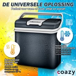 Koelbox 24L Met ECO Modus Voor Auto & Camping - Frigobox Elektrisch 24 Liter Met 12v 230 Volt - Verkoelt En Verwamt - MiniBar - Mini Koelkast -Kampeerclub 1200x1200 786