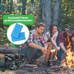 Packaway 4 Laags Geïsoleerde Koeltas - Lunchtas 15 Liter - Camouflage Grijs -Kampeerclub 1200x1200 894