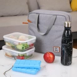 Brisby 4 Laags Geïsoleerde Koeltas - Lunchtas 7 Liter - Lichtgrijs -Kampeerclub 1200x1200 916