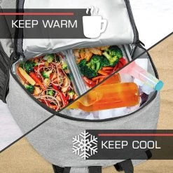 Bomoe Koeltas Rugzak IceBreezer KR45 Koelrugzak Grijs 45x19x33 Cm - 25 Liter -Kampeerclub 1200x1200 950